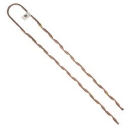 DE-CC0600 Copper clad steel wire deadend for 7/2.00 HDC 6.00mm dia conductor - Yellow ESS-278420 AUS-59105